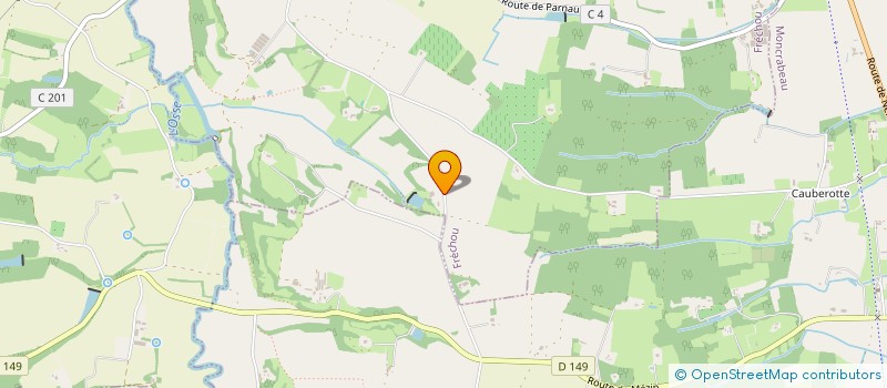 localisation de l'entreprise SCI DE BORDENEUVE  FRECHOU