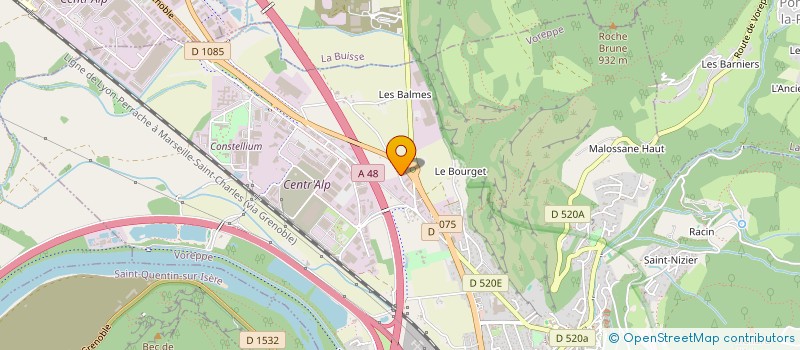 localisation de l'entreprise SCI DE BOREAS  VOREPPE