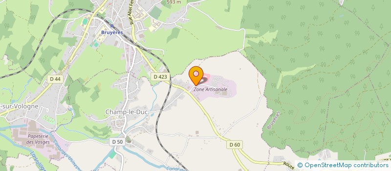 localisation de l'entreprise SCI DE BOREMONT  CHAMP-LE-DUC