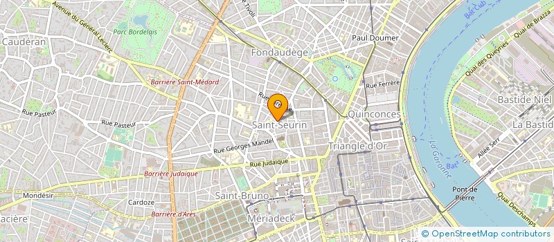 localisation de l'entreprise SCI DE BOUCAUD  BORDEAUX