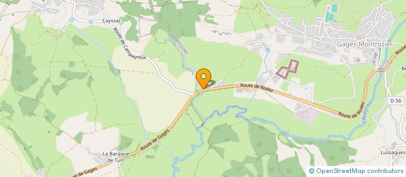 localisation de l'entreprise SCI DE BOUCAYS  MONTROZIER