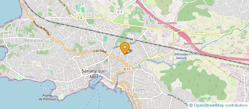 localisation de l'entreprise SCI DE BOUCHOU à SANARY SUR MER