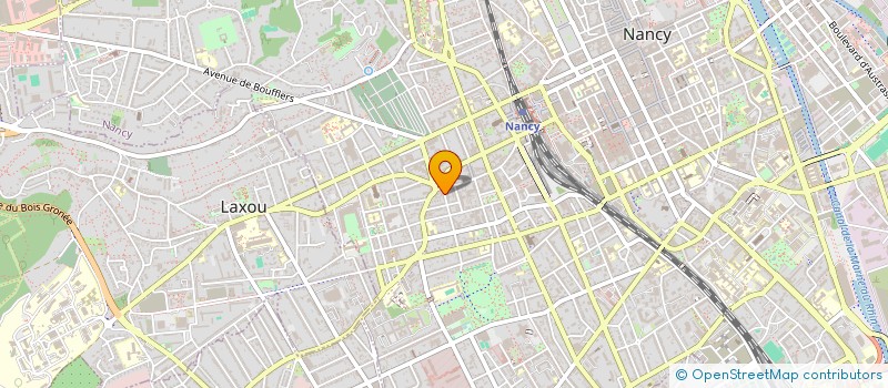 localisation de l'entreprise SCI DE BOUFFLERS  NANCY