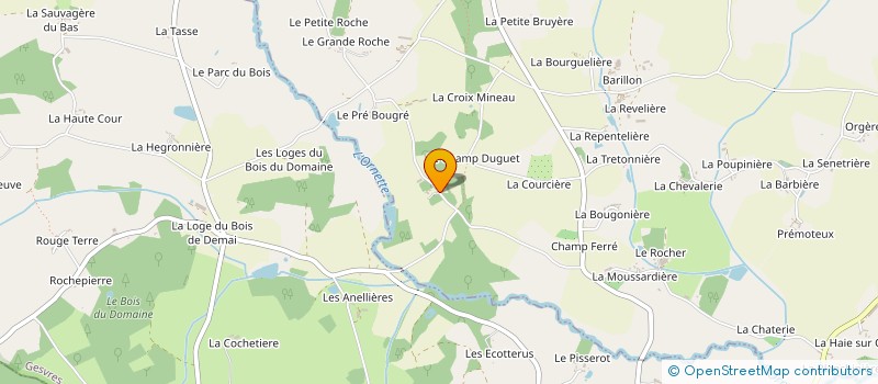 localisation de l'entreprise SCI DE BOULAINVILLIERS  SAINT-PIERRE-DES-NIDS