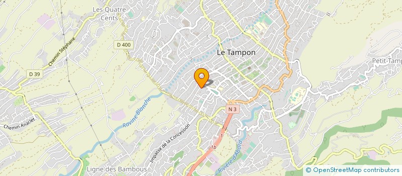 localisation de l'entreprise SCI DE BOURBON à LE TAMPON