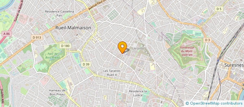 localisation de l'entreprise SCI DE BOURDILLON à RUEIL-MALMAISON