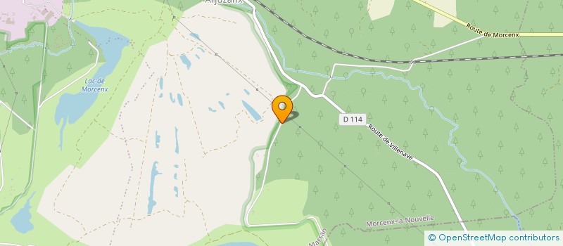 localisation de l'entreprise SCI DE BOURDIOU  MORCENX-LA-NOUVELLE