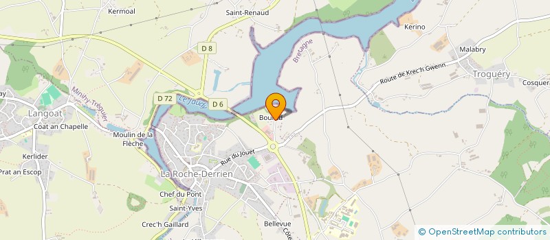 localisation de l'entreprise SCI DE BOURED  LA ROCHE-JAUDY