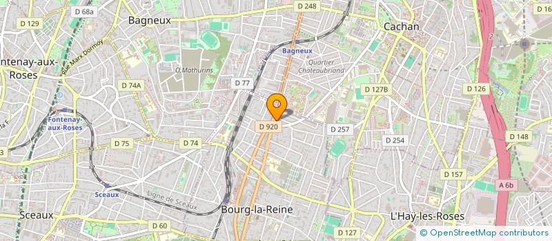 localisation de l'entreprise SCI DE BOURG LA REINE à BOURG-LA-REINE