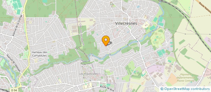 localisation de l'entreprise SCI DE BOURGOGNE  VILLECRESNES