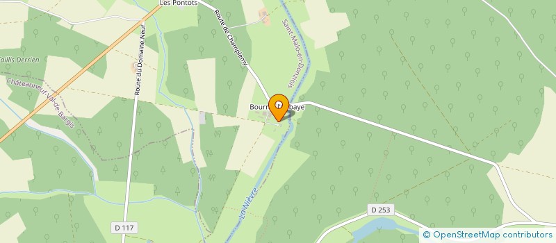 localisation de l'entreprise SCI DE BOURRAS L'ABBAYE à SAINT-MALO-EN-DONZIOIS
