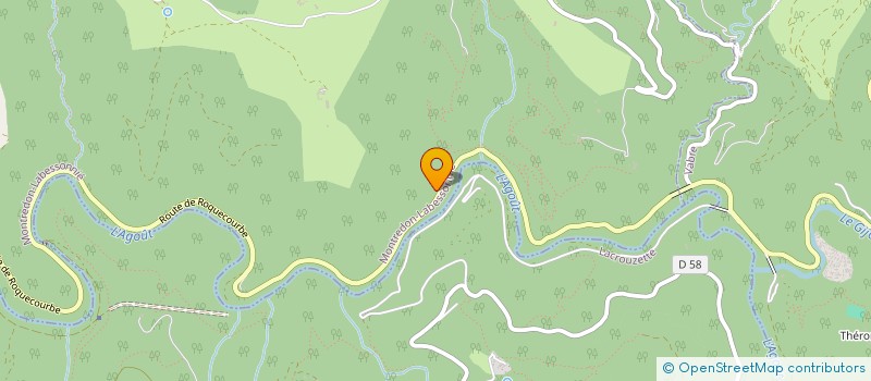 localisation de l'entreprise SCI DE BOUSCATEL  MONTREDON-LABESSONNIE