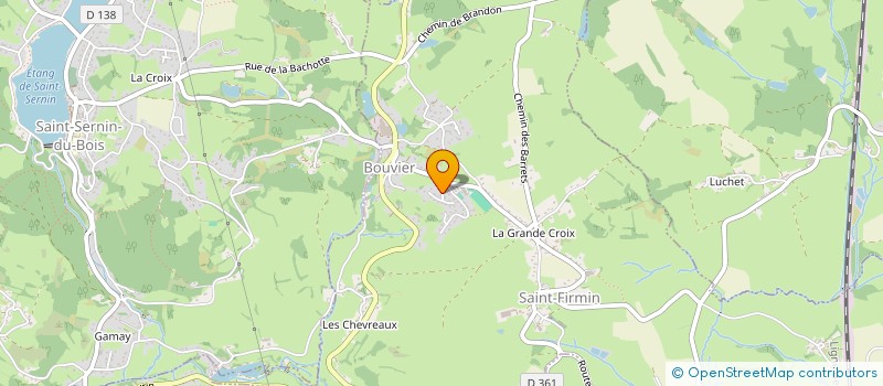 localisation de l'entreprise SCI DE BOUVIER à SAINT-FIRMIN