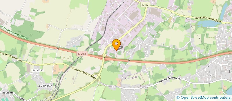 localisation de l'entreprise SCI DE BRAIS  SAINT-NAZAIRE