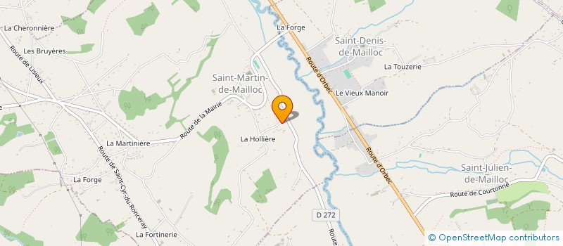 localisation de l'entreprise SCI DE BRAY  GLOS