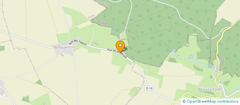 localisation de l'entreprise SCI DE BRAY  BOSQUENTIN