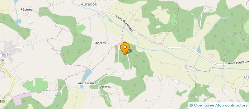 localisation de l'entreprise SCI DE BRAZZA  FRESPECH