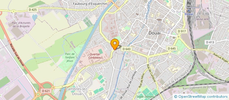localisation de l'entreprise SCI DE BREBIERES à DOUAI
