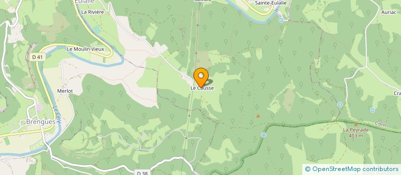 localisation de l'entreprise SCI DE BRENGUES HAUT  BRENGUES