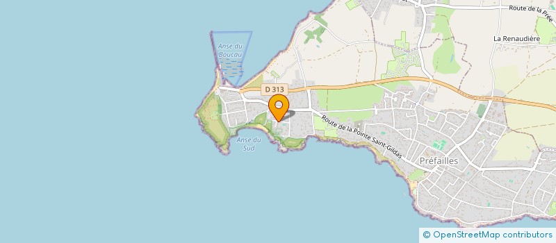 localisation de l'entreprise SCI DE BRESMES  PREFAILLES