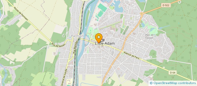 localisation de l'entreprise SCI DE BRETAGNE 41 CHARLOT  L'ISLE-ADAM