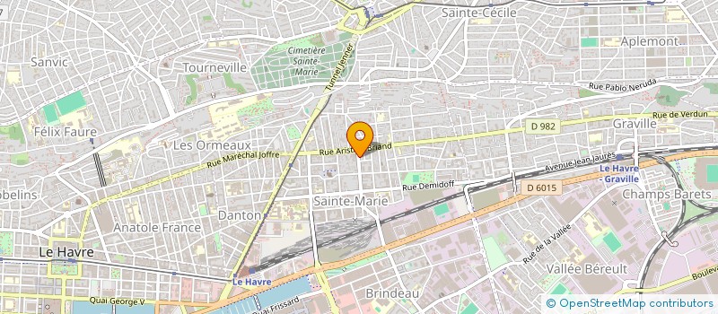 localisation de l'entreprise SCI DE BRETAGNE  LE HAVRE