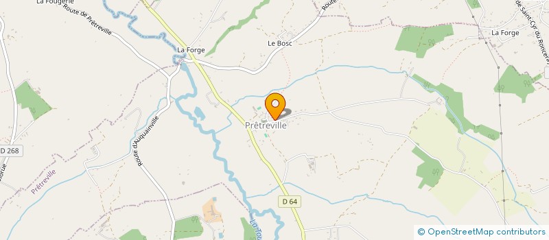 localisation de l'entreprise SCI DE BRETTEVILLE-SUR-DIVES  SAINT-PIERRE-EN-AUGE