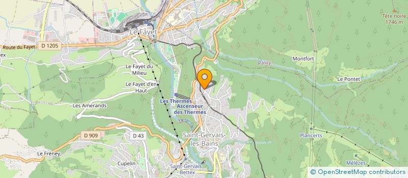 localisation de l'entreprise SCI DE BREY  SAINT-GERVAIS-LES-BAINS