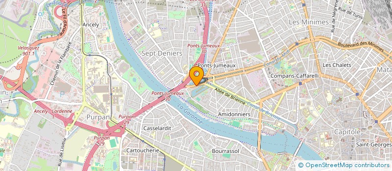 localisation de l'entreprise SCI DE BRIENNE  TOULOUSE