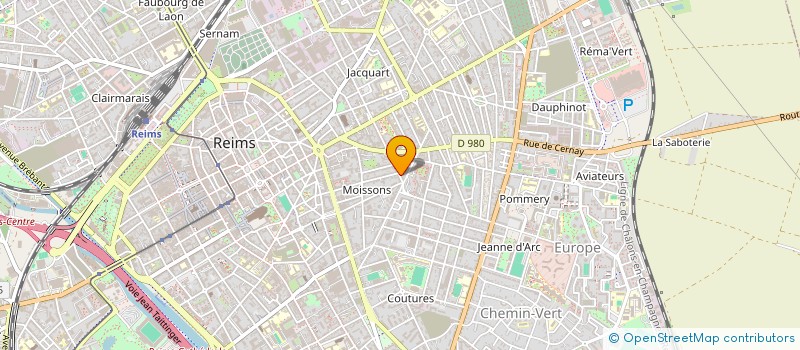 localisation de l'entreprise SCI DE BRIMONT  REIMS