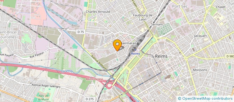 localisation de l'entreprise SCI DE BRIMONTEL  REIMS