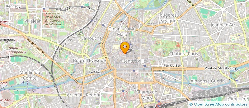 localisation de l'entreprise SCI DE BRINGUILLIER - ILE TANGUY  RENNES