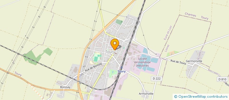 localisation de l'entreprise SCI DE BRINON à TOURY