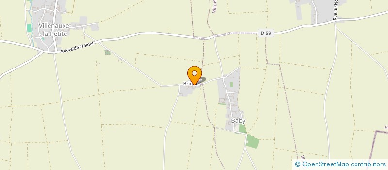 localisation de l'entreprise SCI DE BRIOTTE  VILLENAUXE-LA-PETITE
