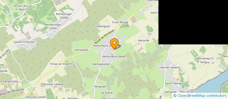 localisation de l'entreprise SCI DE BROCELIANDE  GUIPAVAS