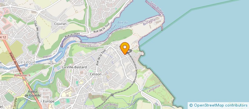 localisation de l'entreprise SCI DE BROCELIANDE à SAINT-BRIEUC