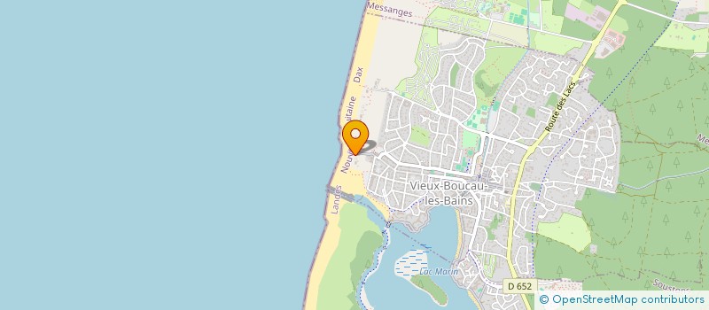 localisation de l'entreprise SCI DE BROCS  VIEUX-BOUCAU-LES-BAINS