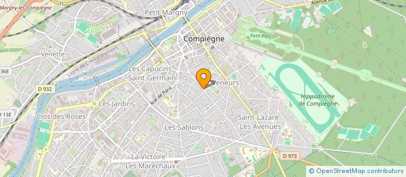 localisation de l'entreprise SCI DE BROEDERS  COMPIEGNE