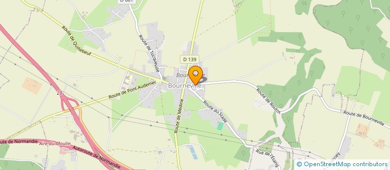 localisation de l'entreprise SCI DE BROTONNE  BOURNEVILLE-SAINTE-CROIX