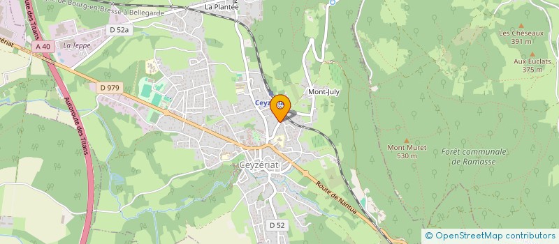 localisation de l'entreprise SCI DE BROU à CEYZERIAT