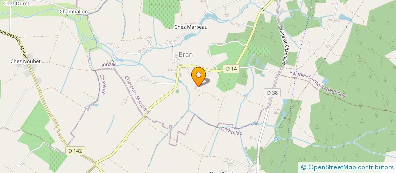 localisation de l'entreprise SCI DE BROUE  BRAN