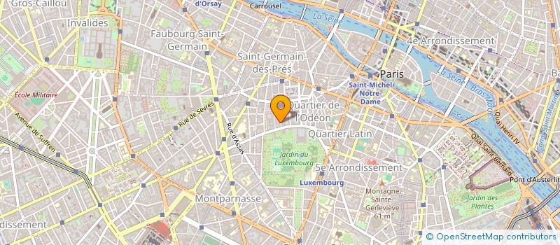 localisation de l'entreprise SCI DE BROUZET  PARIS