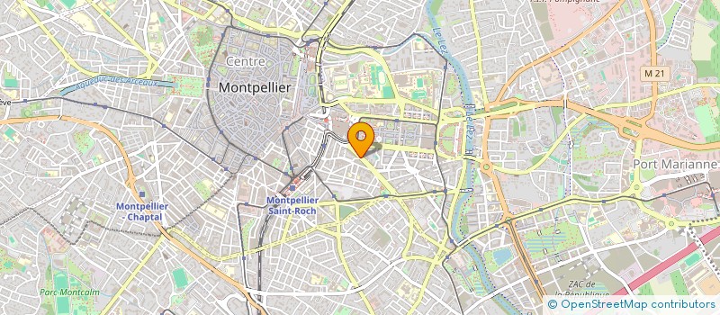 localisation de l'entreprise SCI DE BRUGAS à MONTPELLIER