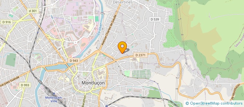 localisation de l'entreprise SCI DE BRUILLAC à MONTLUCON