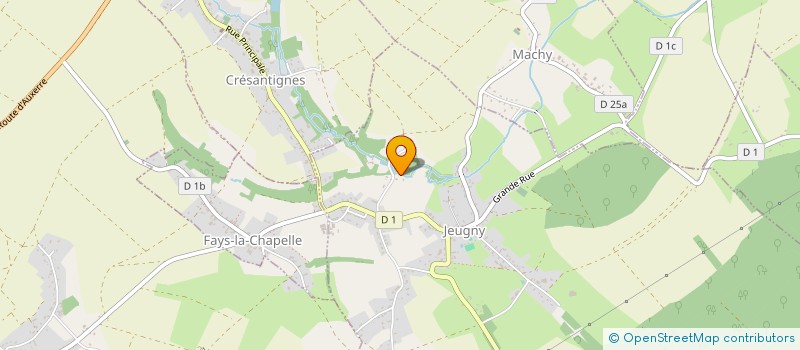 localisation de l'entreprise SCI DE BRUINEN  JEUGNY