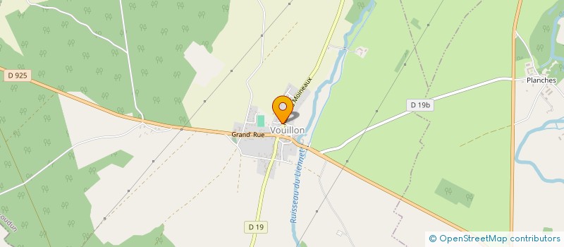 localisation de l'entreprise SCI DE BRUN à VOUILLON