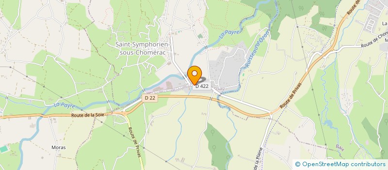 localisation de l'entreprise SCI DE BRUNE  SAINT-SYMPHORIEN-SOUS-CHOMERAC