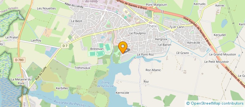 localisation de l'entreprise SCI DE BRURAL  THEIX-NOYALO