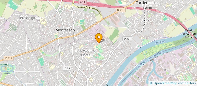 localisation de l'entreprise SCI DE BRUXELLES  CHATOU