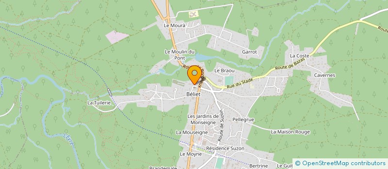 localisation de l'entreprise SCI DE BUCY  BELIN-BELIET